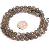Labradorite Round Beads 15 Inch Strand for Jewelry Making DIY