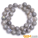 Labradorite Round Bead Strand 15 inch 2mm Big Hole Loose Beads