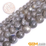 Labradorite Round Bead Strand 15 inch 2mm Big Hole Loose Beads