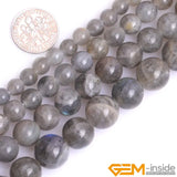 Labradorite Round Bead Strand 15 inch 2mm Big Hole Loose Beads