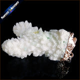 Raw Coral Pendant Necklace Druzy Drusy Elestial Skeletal Cluster Specimen AA359