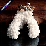 Coral Pendant Necklace Druzy Elestial Cluster Specimen