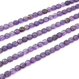 Amethyst Faceted Square 6mm Stone Beads for DIY Jewelry