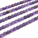 Amethyst Faceted Square 6mm Stone Beads for DIY Jewelry