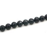 Natural Tourmaline Beads 6mm Faceted Round for DIY Jewelry Making