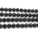 Natural Tourmaline Beads 6mm Faceted Round for DIY Jewelry Making