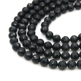 Natural Tourmaline Beads 6mm Faceted Round for DIY Jewelry Making