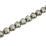 Pyrite Beads Flower Shape 12mm for Jewelry Making