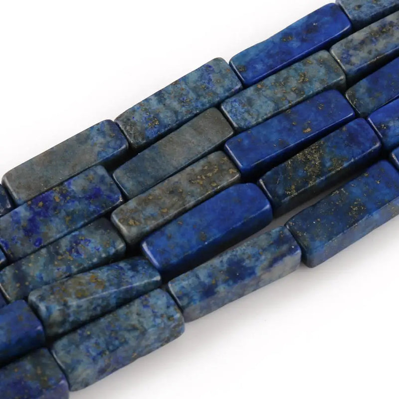 Natural Stone Rectangle Beads for Jewelry Making 15''