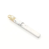Natural Stone Bar Amethyst Pendant Charm Jewelry DIY