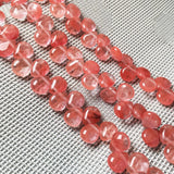 Red Agates Clear Quartzs Malaysian Jades Beads 10x12x5mm