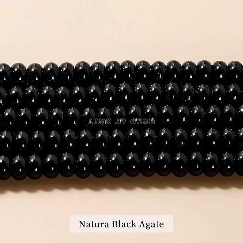 Natural Stone Red Agate Abacus Beads Round Loose Spacer Carnelian