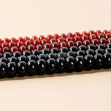 Natural Stone Red Agate Abacus Beads Round Loose Spacer Carnelian