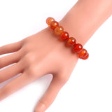 Red Carnelian Bracelet For Women 7.5inch DIY Jewelry Stone Energy Healing
