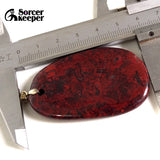 Red River Stone Vintage DIY Beads Pendant Charm Men's Necklace