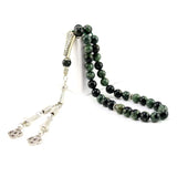 Natural Stone Rosary Muslim Tasbih Islamic Bracelet Gift