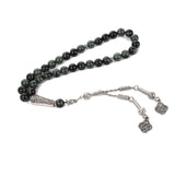 Natural Stone Rosary Muslim Tasbih Islamic Bracelet Gift