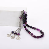 Natural Stone Rosary Muslim Tasbih Eid Gift For Man Islam Prayer Beads Misbaha