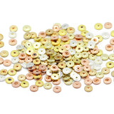 Natural Stone Rose COINS Hematite Spacer Flat Round Beads 6x1MM