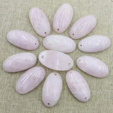 Rose Quartz Hand Bracelet Powder Crystal Necklace Pendant Charms