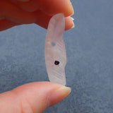 Natural Stone Rose Quartz Wolf Head Necklace Pendant Bead