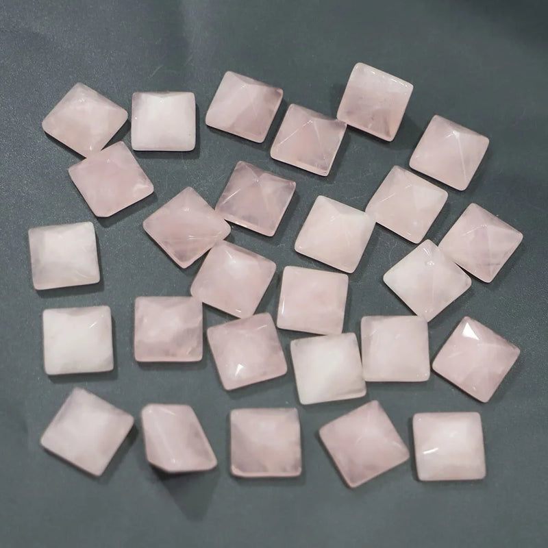 Rose Quartz Pyramid Gemstone Ornaments for Home Decor