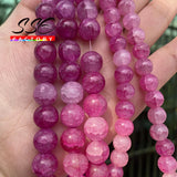 Red Dragon Veins Crystal Quartz Beads for Jewelry Making 8-10mm