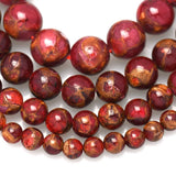 Natural Stone Rose Red Round Beads 6 8 10 12mm DIY Bracelet Necklace