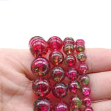 Natural Stone Watermelon Crystal Beads for Jewelry Making