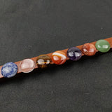 25mm Amethyst Tiger's Eye Yoga 7 Chakra Healing Stone Meditation