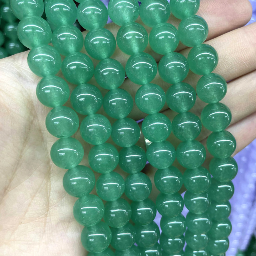 Natural Stone Round Jades Agates Spacer Beads 4-12mm