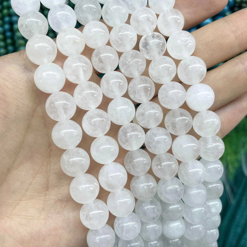 Natural Stone Round Jades Agates Spacer Beads 4-12mm