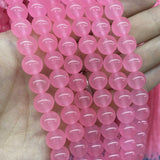 Natural Stone Round Jades Agates Spacer Beads 4-12mm