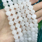 Natural Stone Round Jades Agates Spacer Beads 4-12mm