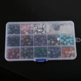 Natural Stone DIY Beads Kit - Buddha & Skull Beads - Elastic String