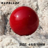 Natural Stone Round Dark Red Coral Beads 4mm-14mm Loose Beads