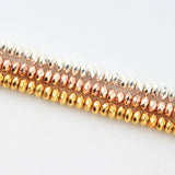Natural Hematite Round Beads 3/4/6/8mm for Jewelry Making