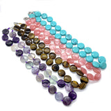 Natural Stone Opal Red Agate Beads DIY Necklace