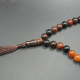 12mm Stone 33 Beads Muslim Tasbih Allah Rosary Bracelet with Tassel