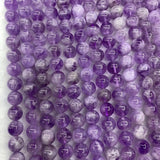 10mm Natural Amethyst Round Crystal Beads for Jewelry Making