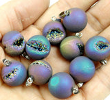 Titanium Crystal Tooth Beads for DIY Jewelry Making