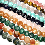 Natural Stone Faceted Beads Crystal for Jewelry Making DIY