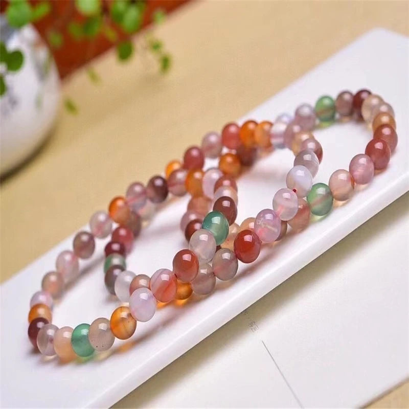 6mm Agate Beads for DIY Jewelry Making