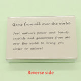 Natural Stone Samples Display Box 24 Pieces DIY Jewelry Making