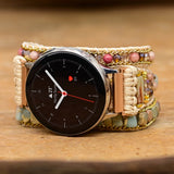 Natural Stone Watch Band BOHO 3 Layers Vegan Strap