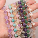 Natural Stone Beads Fluorite Labradorite Jade Rose Quartz for Jewelry Making