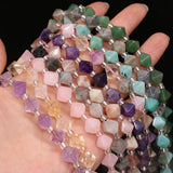 Natural Stone Beads Fluorite Labradorite Jade Rose Quartz for Jewelry Making