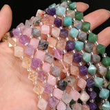 Natural Stone Beads Fluorite Labradorite Jade Rose Quartz for Jewelry Making