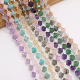 Natural Stone Beads Fluorite Labradorite Jade Rose Quartz for Jewelry Making