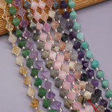 Natural Stone Beads Fluorite Labradorite Jade Rose Quartz for Jewelry Making